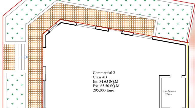 Mosta - Finished 4B Shop circa 150sqm