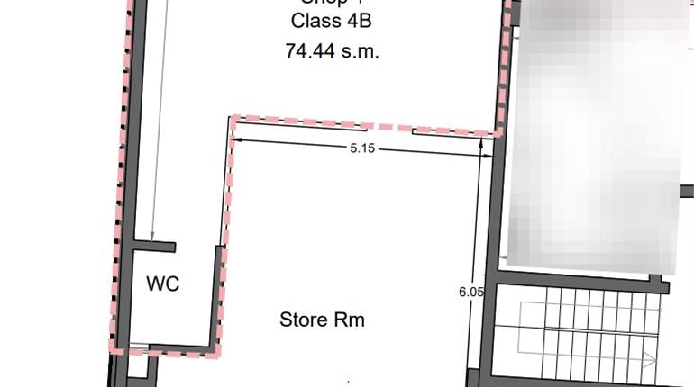 Balzan- Ground Floor Shop+Store Area    