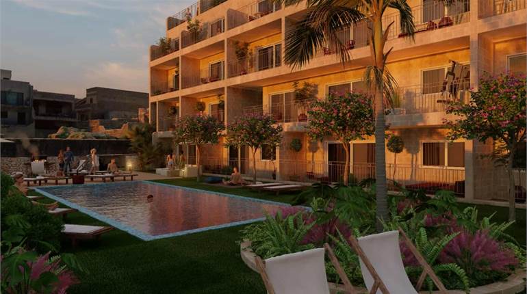 Nadur Gozo - 1 Bedroom Shell Apartment + Communal Pool