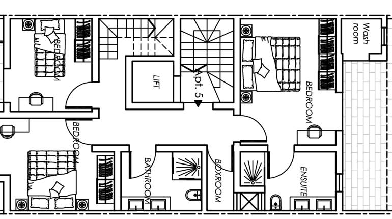 Ta' Xbiex, Duplex 5th & 6th Floor 3 Bedroom * Finished Penthouse with Terrace + Roof 