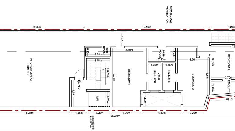 Iklin ,Fully Finished Already Built 223sqm 3 Bedroom Apartment, Terrace + Optional Garage