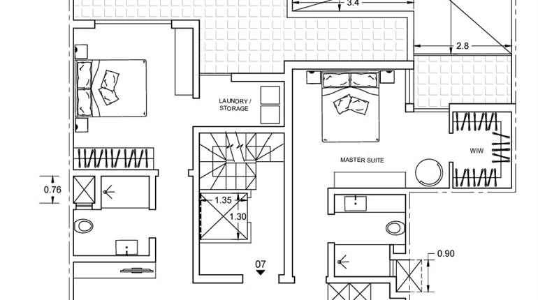 Marsascala 5th floor 2 Bedroom Apartment Finished - On Plan 