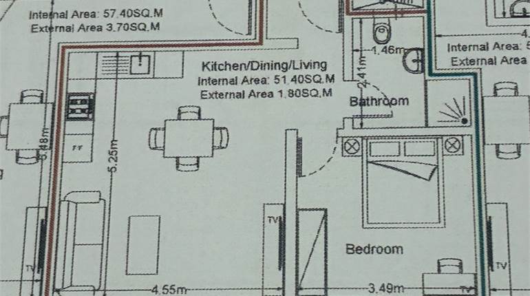 Birkirkara - 3rd Floor 1 Double Bedroom Finished Apartment