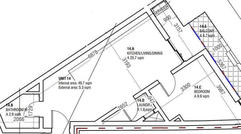 Msida - 1 Bedroom 3rd Floor Finished Apartment On Plan 