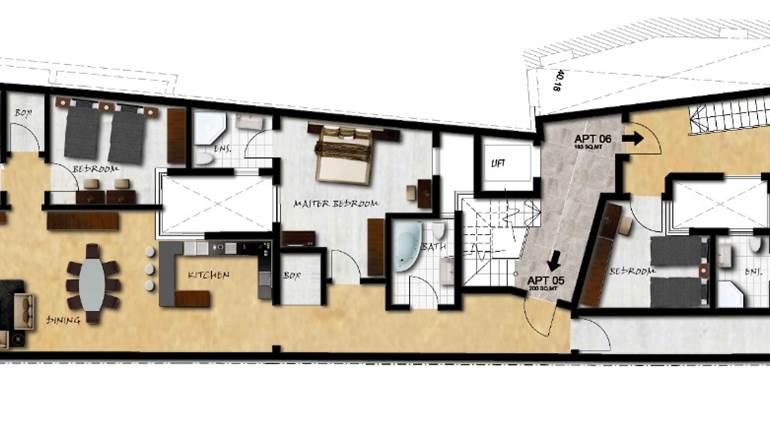 Mosta - 3 Bedroom Duplex + Pool