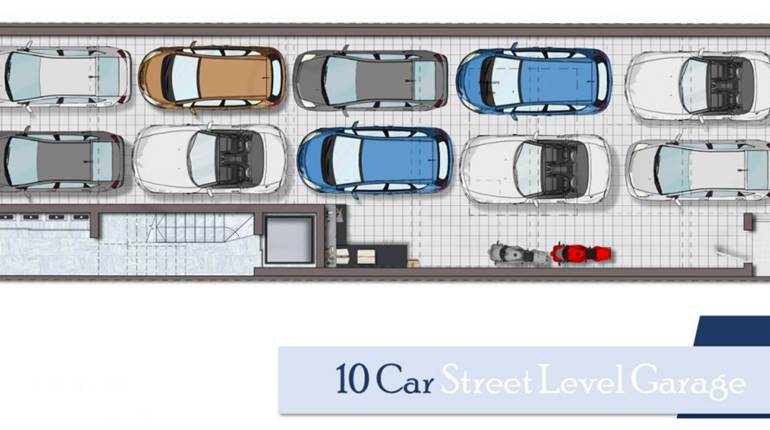 10 Car Street Level Garage