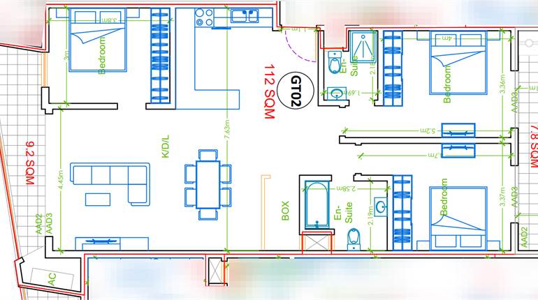 Mosta - 3 bedroom First Floor Apartment