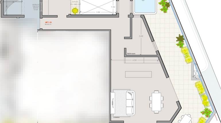 Mqabba - 2 Bedroom Penthouse On Plan