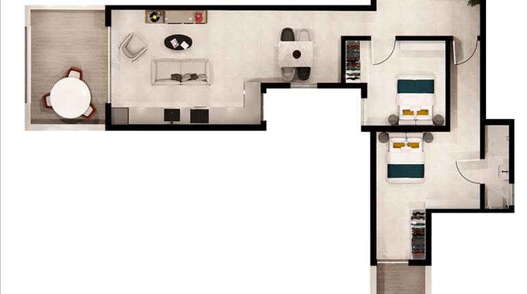 Mosta - 2 Bedroom Penthouse Finished