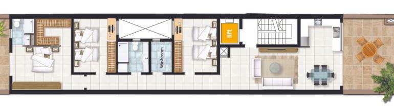 Mosta - 3 Bedroom Finished Penthouse 290sqm 