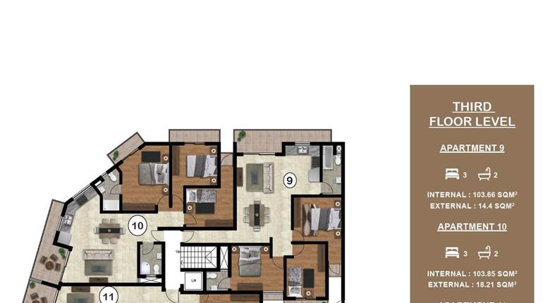 Mellieha - 3 Bedroom Penthouse