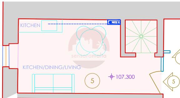 Valletta,2nd/3rd Floor Duplex1 BD Apartment OnPlan