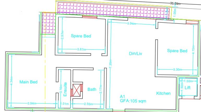 Luqa - 3 Bed,2 Bath Finished 1St Flr Apartment