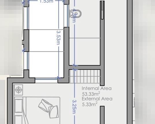 Gozo Xaghra; One bedroom SHELL apartment 