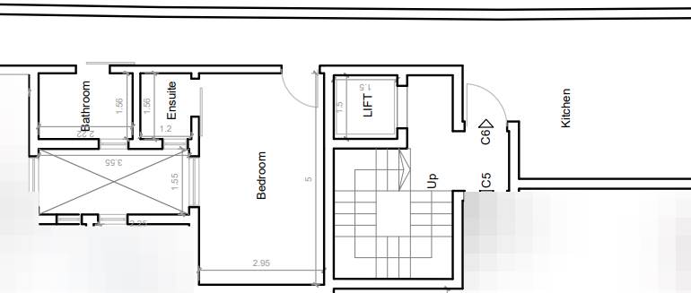 Swieqi- 3rd floor , 2 bedroom + front & back Balcony + Fully Finished + Opt Garage