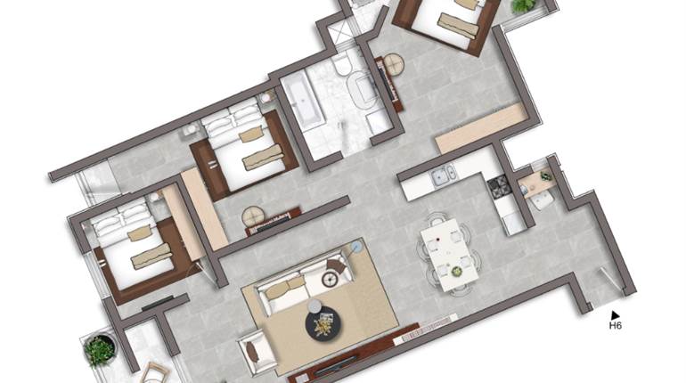 Marsascala - 3 Bedroom 3rd Floor Apartment Ready Built 