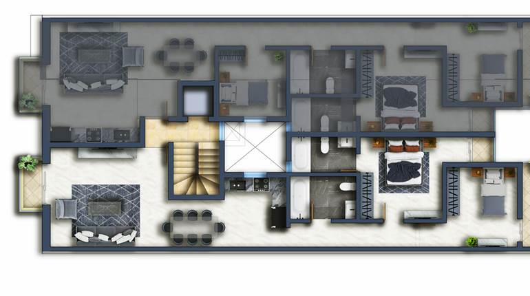 Tarxien - 3rd Floor 2 Bedroom + Large Study Apartment