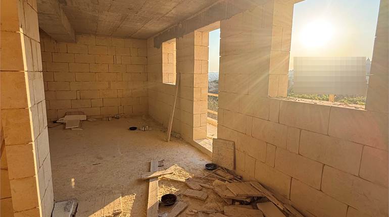 Gozo QALA; Three bedroom SHELL TERRACED HOUSE 