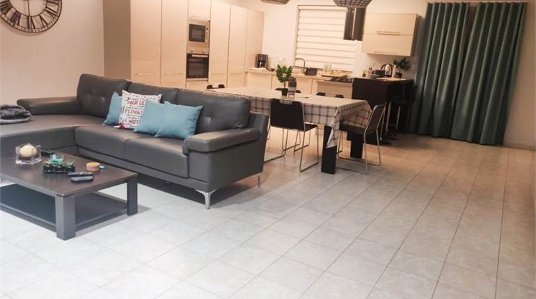 Zabbar -Furnished 3 Bedroom elevated apartment + Backyard.