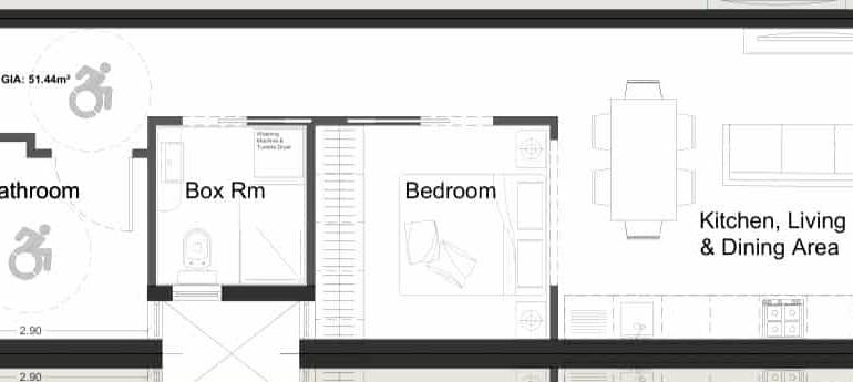 Paola 2nd floor 1 Bedroom Apartment 