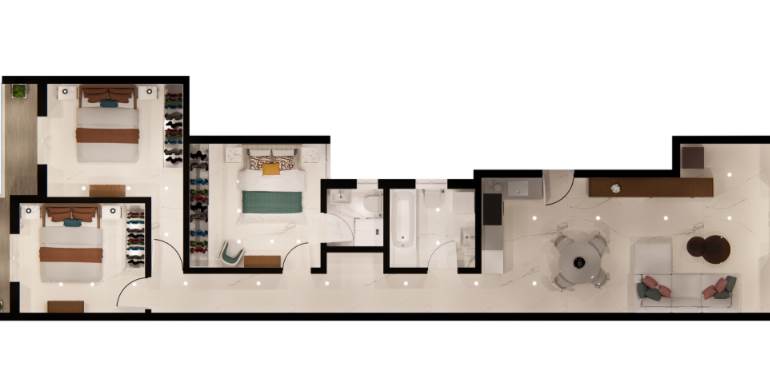 Mgarr - 2 Bedroom Fully Finished 2nd Floor Apartment Ready Built 