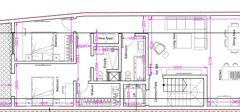 Birkirkara - 2 Bedroom 3rd floor Finished Apartment On Plan 