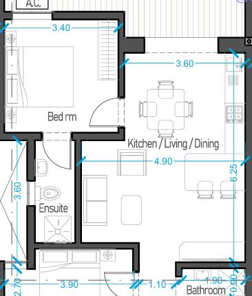 Fgura - 2 Bedroom Apartment On Plan 
