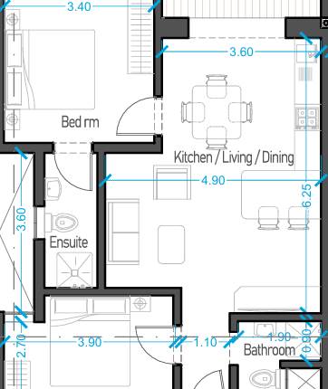 Fgura - 2 Bedroom First Floor Apartment On Plan