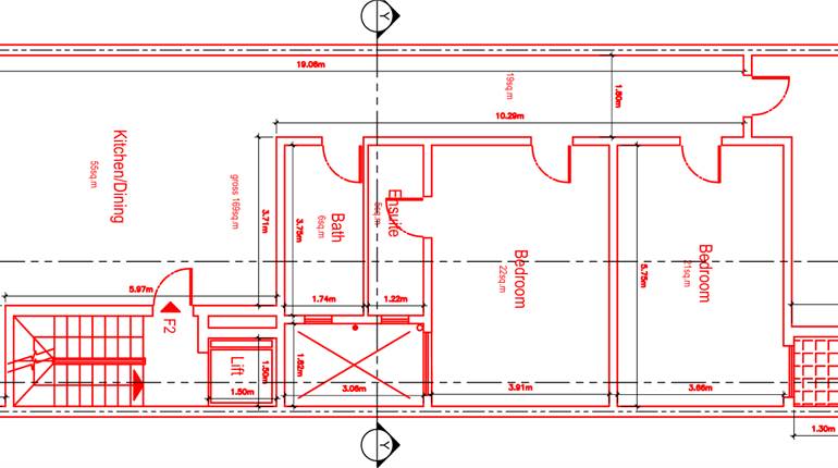Fgura 169sqm 2nd floor 3 bedroom finished apartment On Plan 