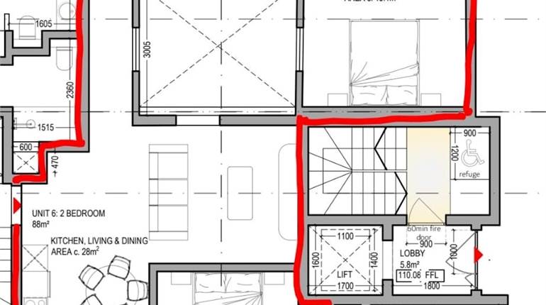 Fgura - 2 Bedroom Finished Apartment on Plan