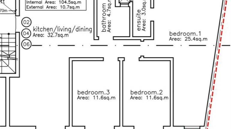 Mqabba - 3 Bedroom Finished 2nd Floor Apartment On Plan 