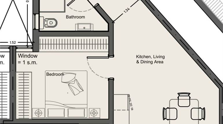 Dingli Shell 1st floor 2 Bedroom Apartment 