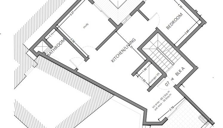 Marsa - 2 Bedroom Penthouse Shell Form On Plan 