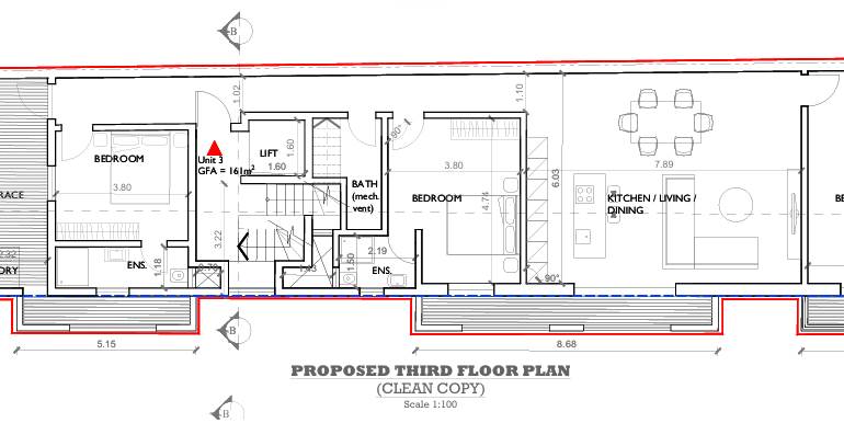 Zebbug - Under Construction 160sqm Corner Finished 3 Bedroom Apartment + Terrace + 3 Balconies