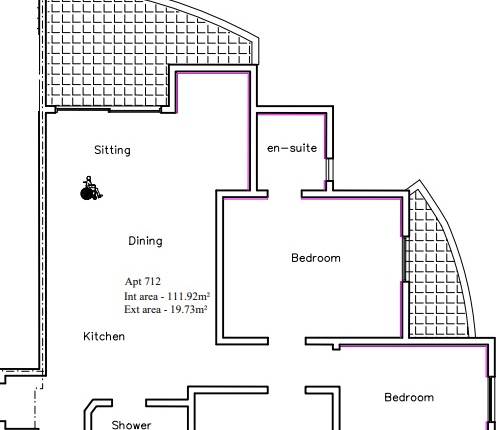 Naxxar - 3 Bedroom Finished 3rd Floor Apartment On Plan 