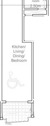 San Gwann - Studio Apartment Shell Form On Plan 