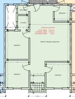 Birkirkara - 3 Bedroom Squarish Apartment Circa 116sqm - On Plan - Finished
