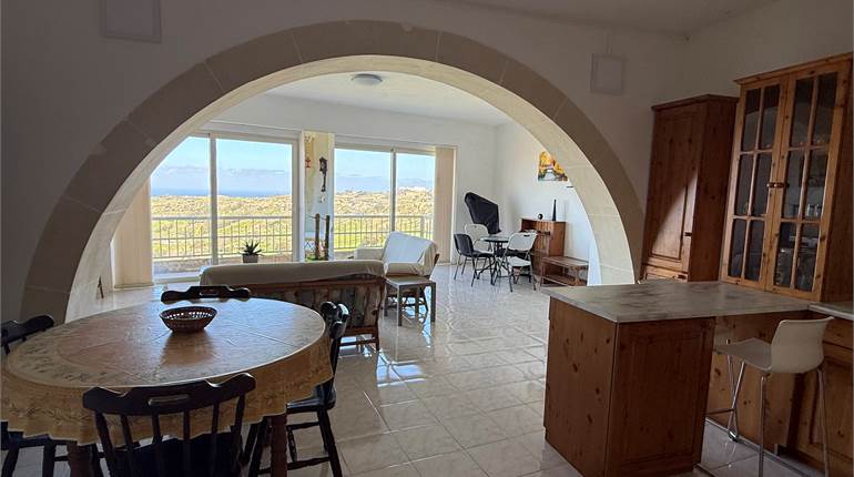 Nadur Gozo - 3 Bedroom Furnished Apartment + Unobstructed Sea Views