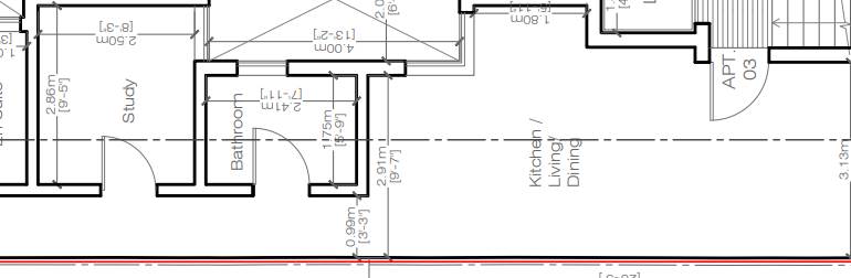 Msida - 3 Bedroom 2nd Floor Finished Apartment On Plan 
