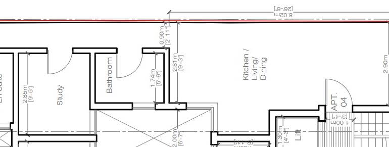 Msida - 3 Bedroom Finished 2nd Floor Apartment On Plan 