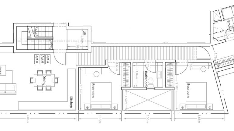Qrendi - 3 Bedroom 3rd Floor Finished Apartment On Plan 