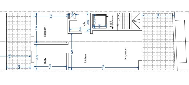 Ghaxaq - 1 Bedroom + Study Penthouse / Back & Front Terrace / Airspace Incl. 