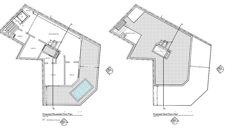 Mgarr- 200sqm  3 Double Bedroom Penthouse + Pool