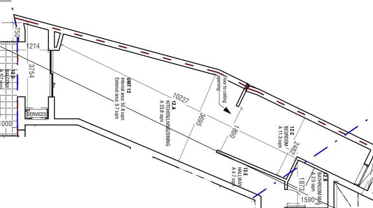 Msida - 3rd Floor Finished Studio Apartment On Plan 