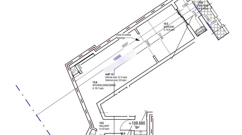 Msida - 3rd Floor Studio Finished Apartment On Plan 