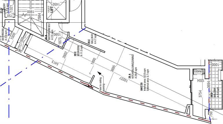 Msida - 5th Floor Studio Finished Apartment On Plan 