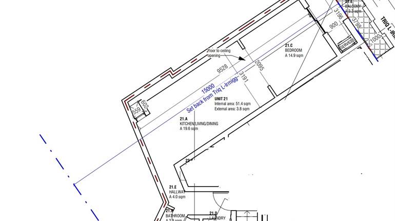 Msida - 5th Floor Finished Studio Apartment On Plan 