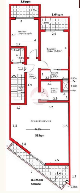 2 Bedroom Apartment in Qormi, Malta - Image 2