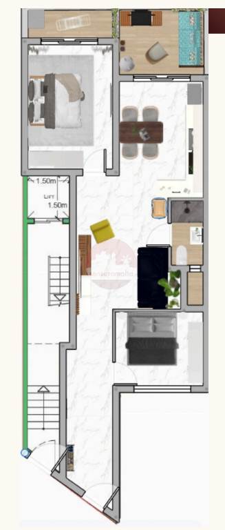 2 Bedroom Maisonette in Qormi, Malta