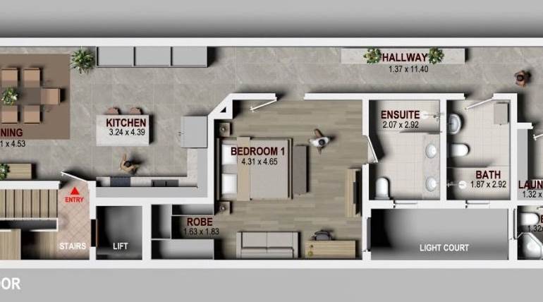 Gharghur - 3 Bedroom 2nd Floor Apartment 